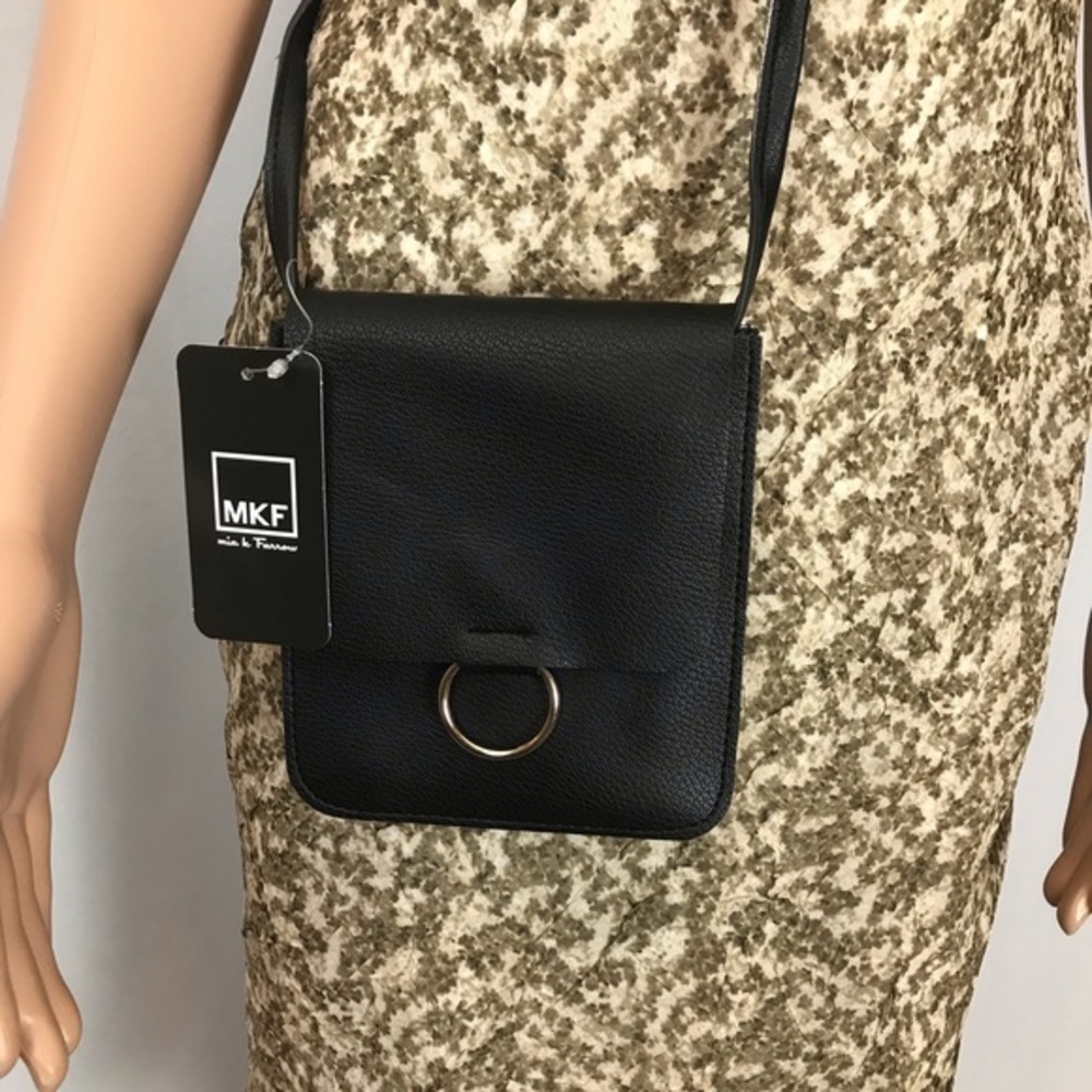 MKF Black Phone Crossbody Brand NEW!
